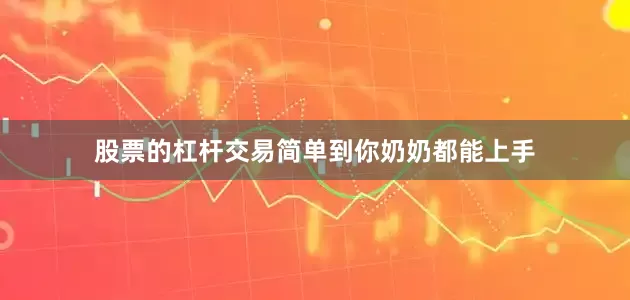 股票的杠杆交易简单到你奶奶都能上手